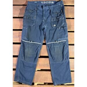 Kontra Nuts & Bolts FR Work Pants Navy 34x30 CAT2 NFPA 2112 Holster Utility Men